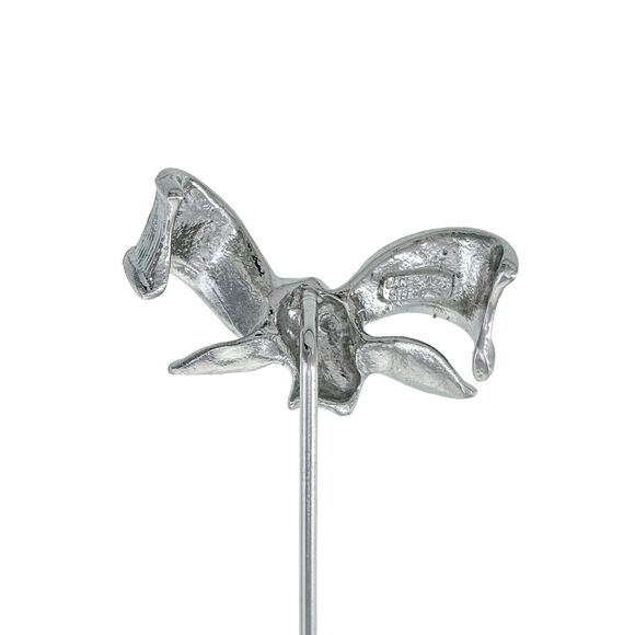 Vintage Danecraft Sterling Silver 925 Bow Stick Pin Brooch - Picture 3 of 6